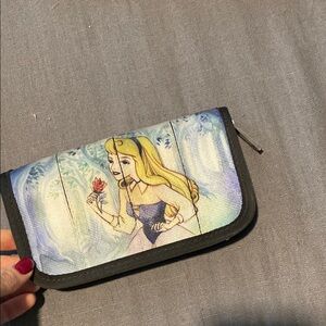 Blue and Black Women's Clutch